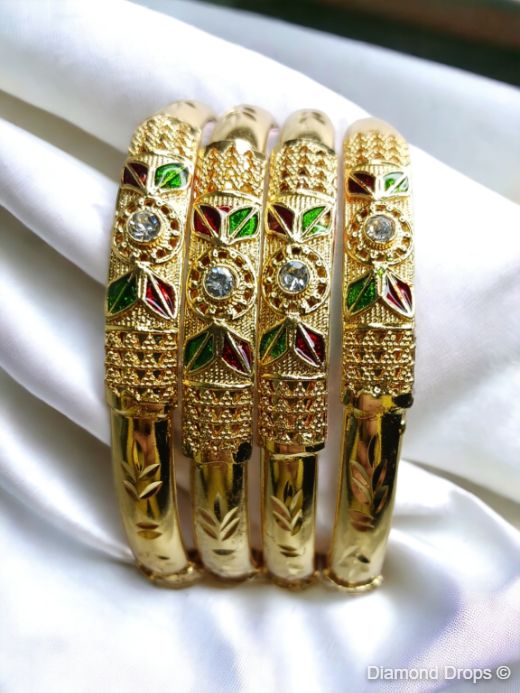 Meenakari AD Premium Daily Wear Bangles
