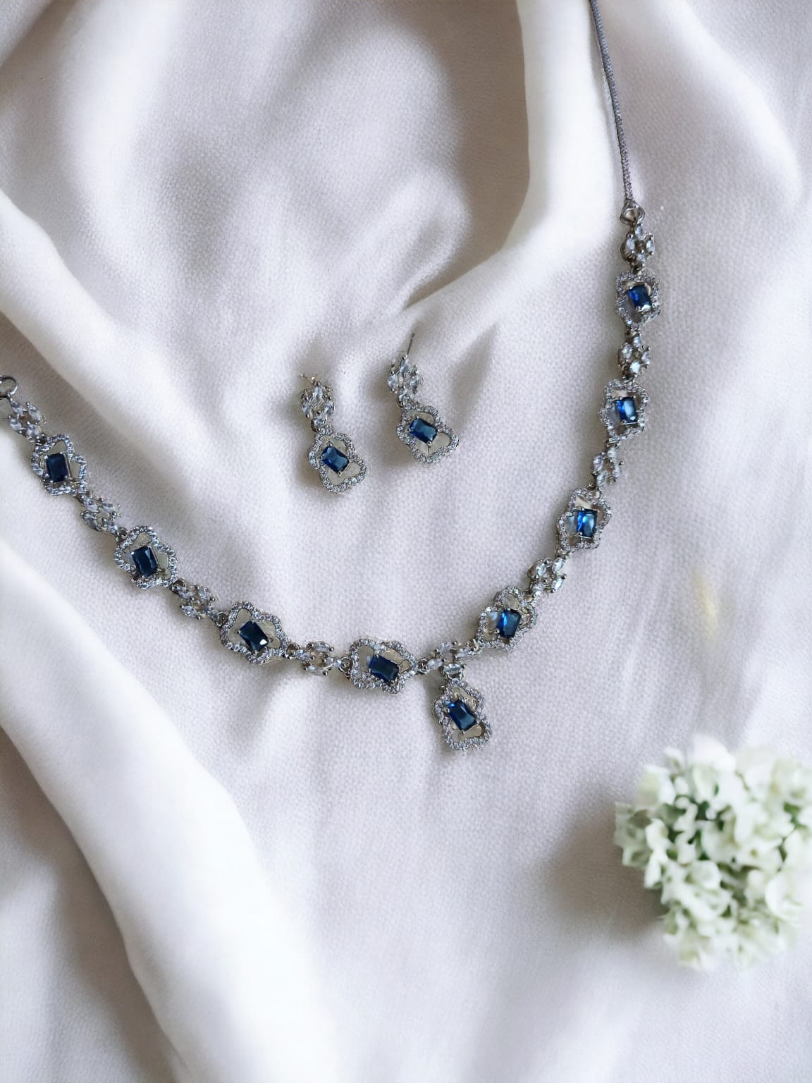 Ella Blue AD Necklace