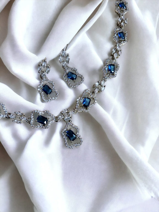 Ella Blue AD Necklace