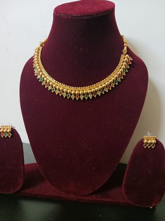 Kirti Gold Necklace