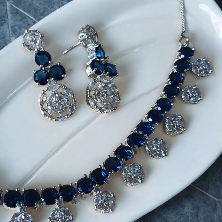 Radhika Sapphire Blue Set