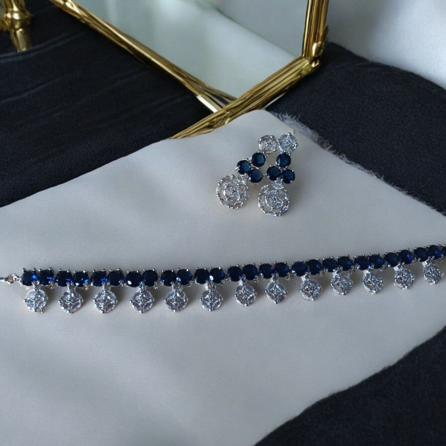 Radhika Sapphire Blue Set