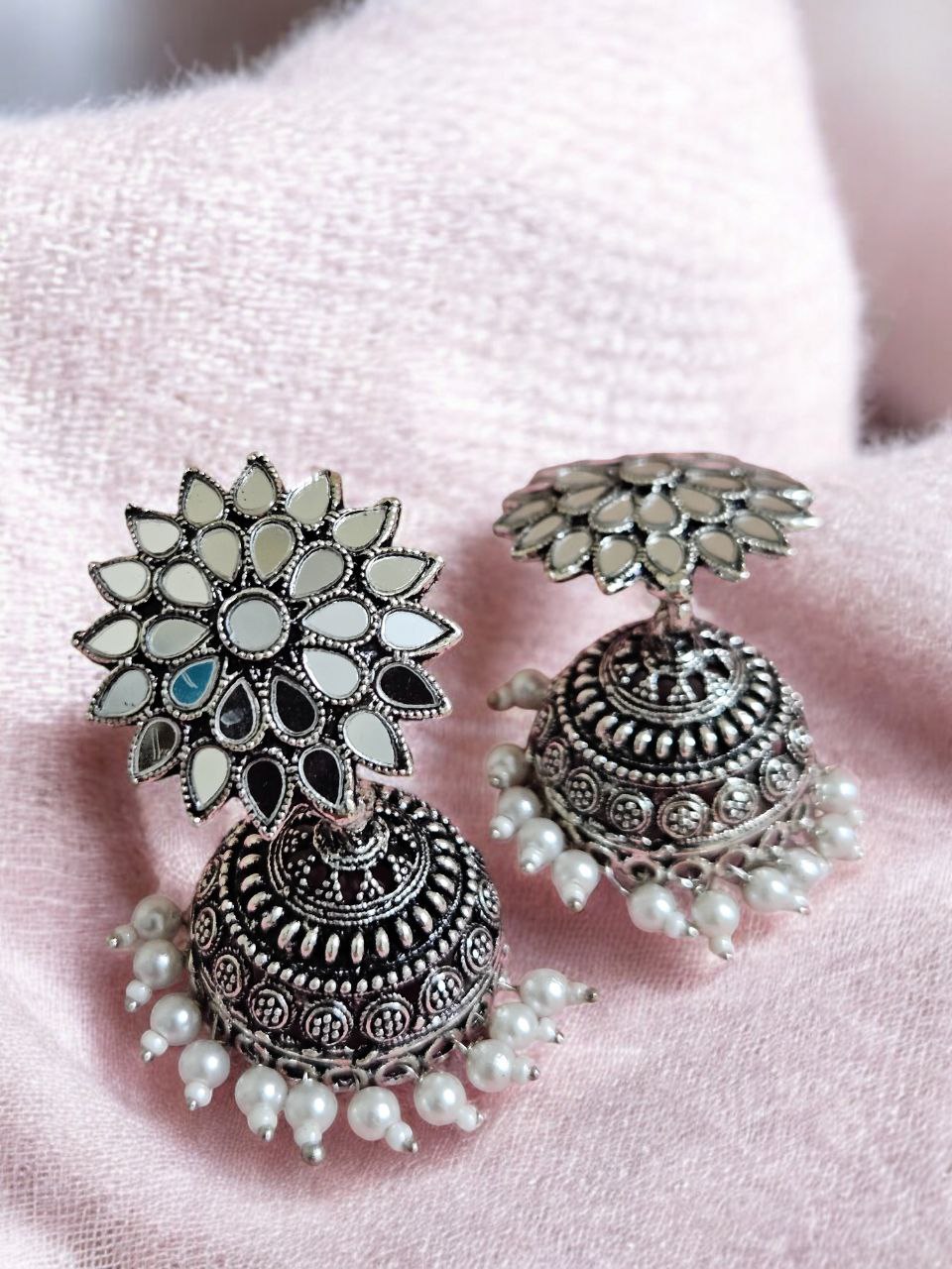 Mohati Oxidized Earrings