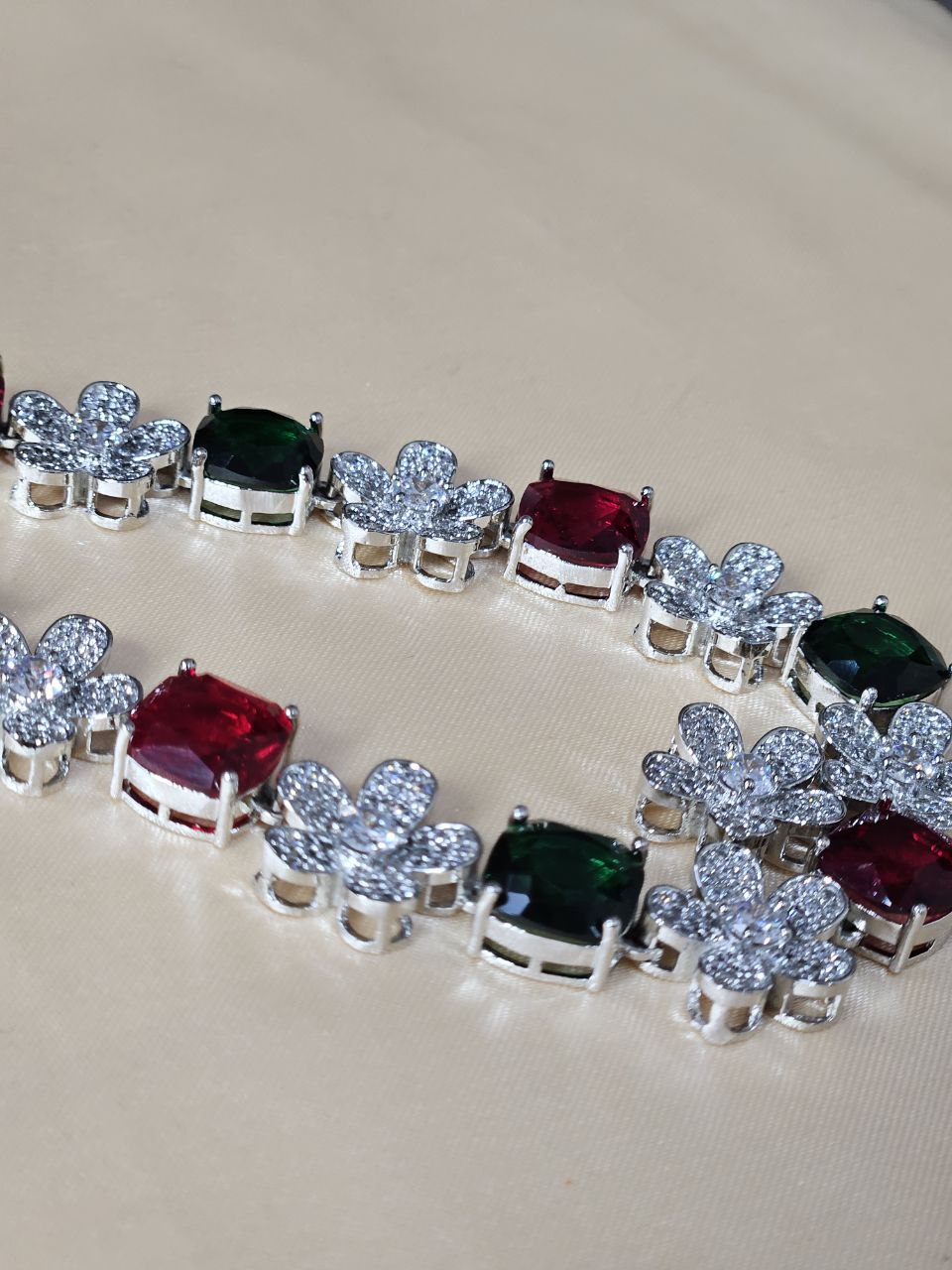 Premium Multicolor Nano AD Necklace