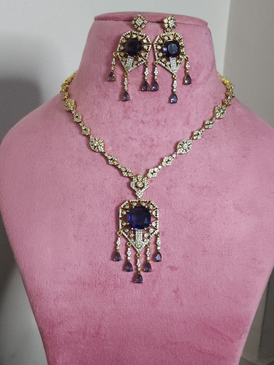 Nano AD Purple Necklace