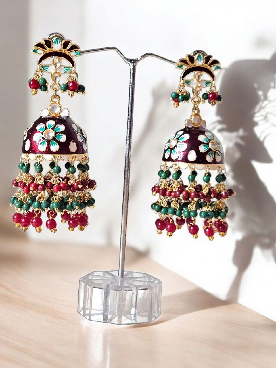 Meenakari Statement Jhumka