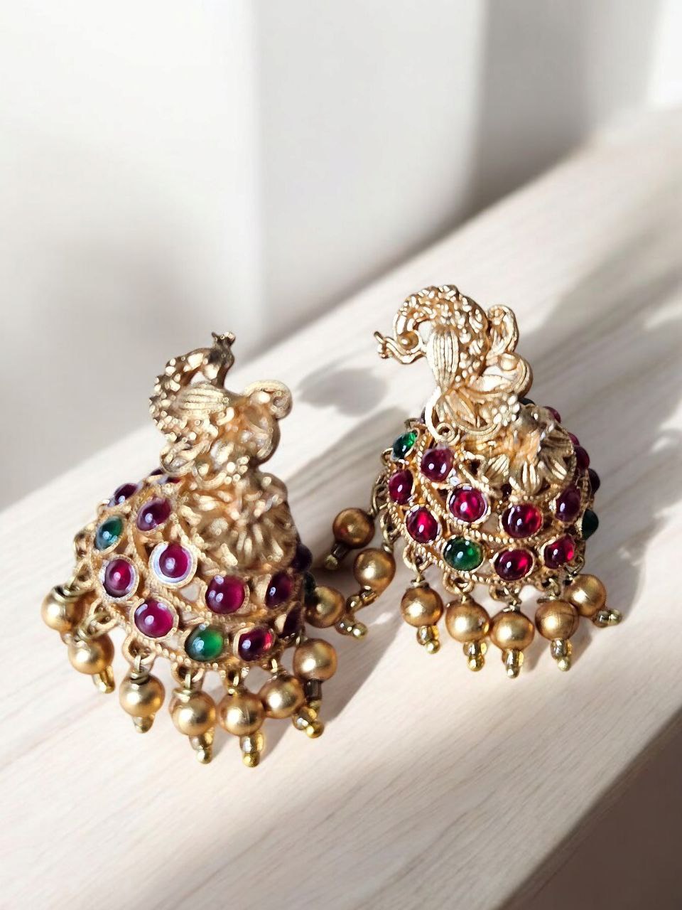 Kempu Jhumkas