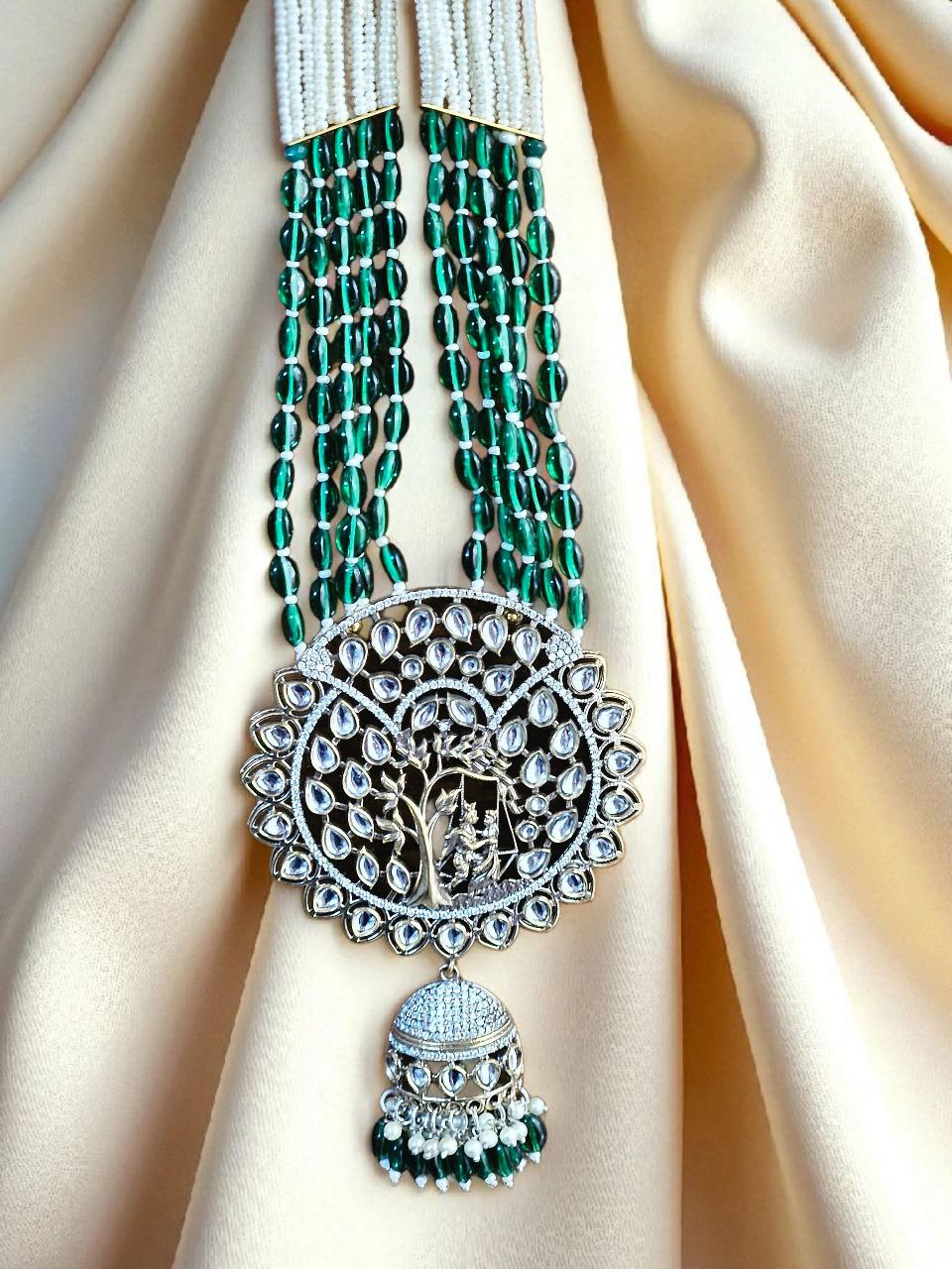 Maharani Long Victorian AD Necklace