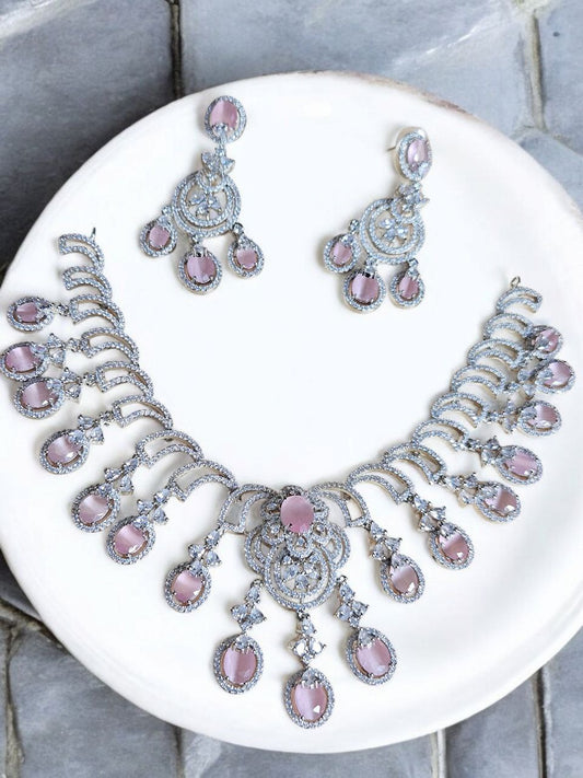 Semi-Bridal Pink Monalisa AD Set