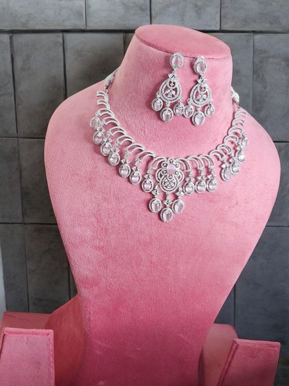 Semi-Bridal Pink Monalisa AD Set