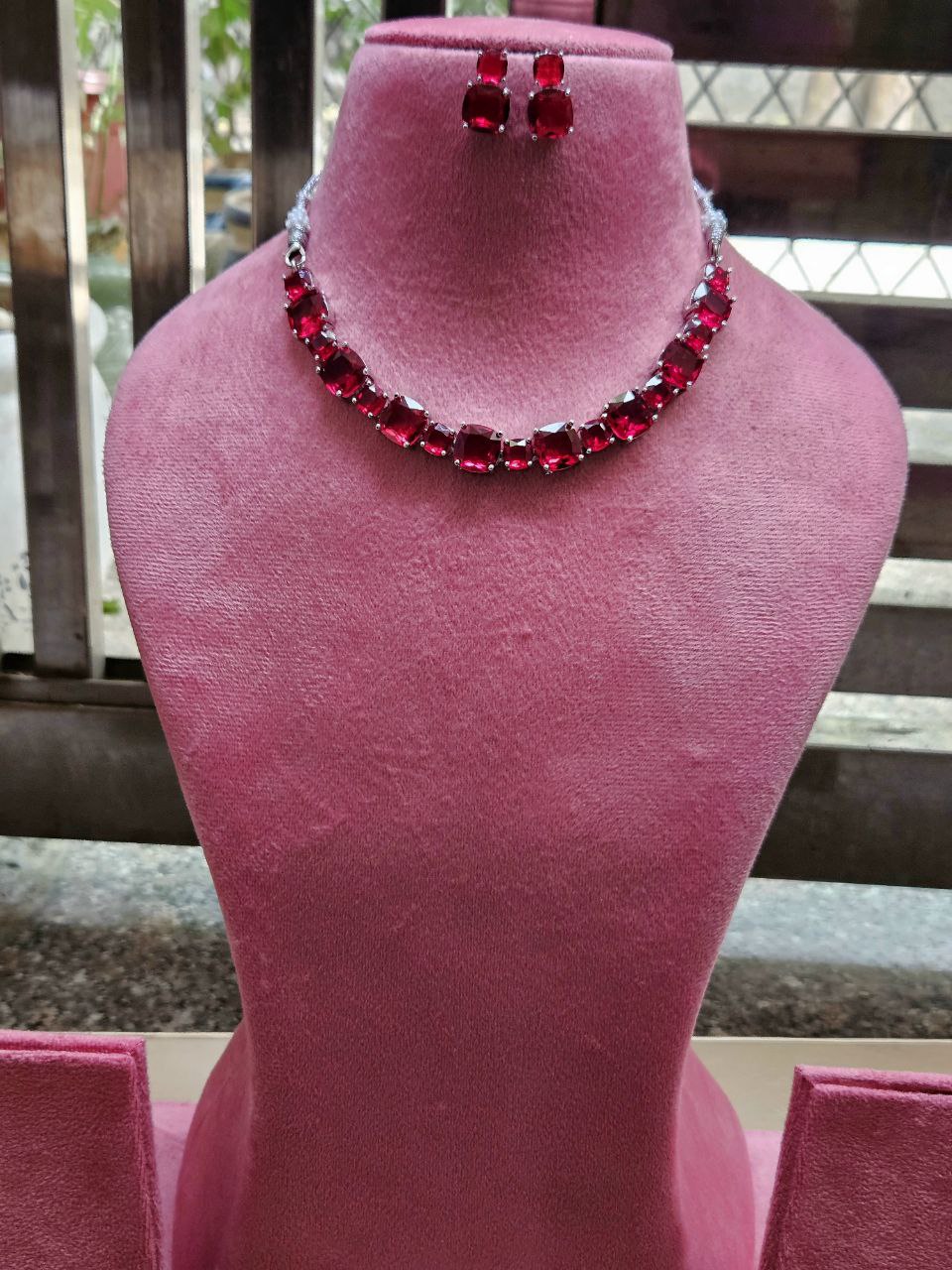 Red Doublet Premium Necklace