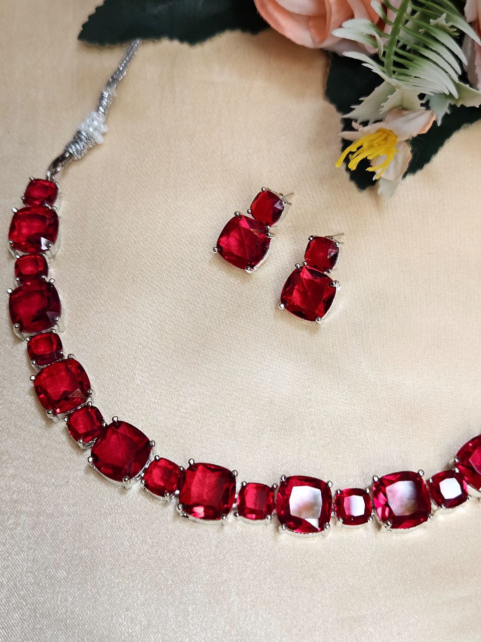 Red Doublet Premium Necklace