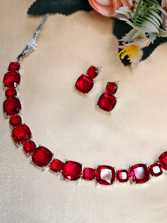 Red Doublet Premium Necklace