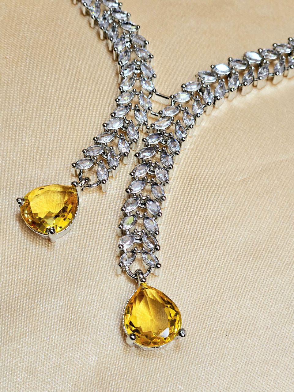 Yellow Tie AD Necklace