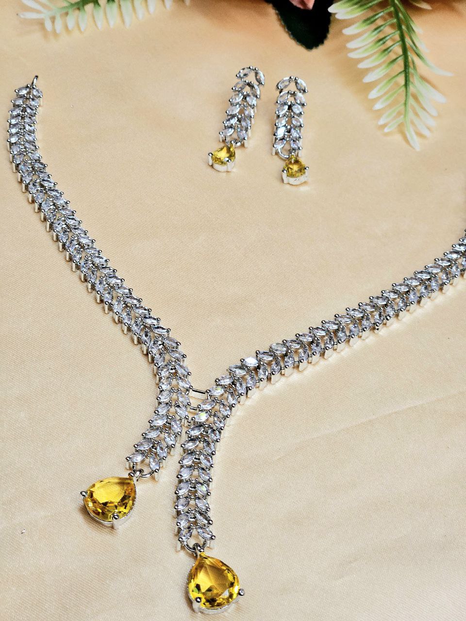 Yellow Tie AD Necklace