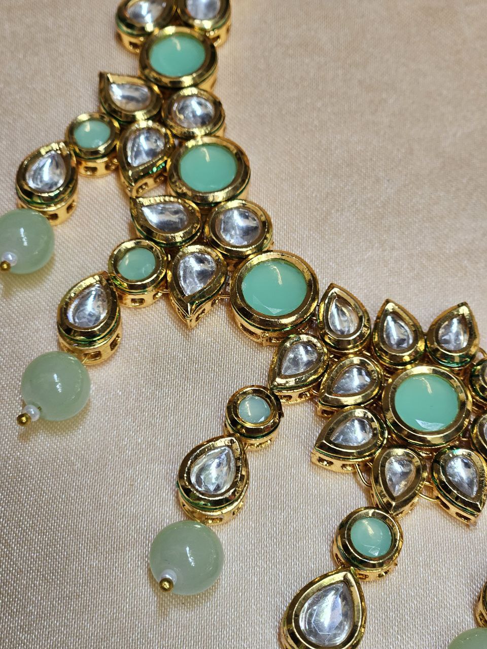 Hanging Kundan Bridal Set