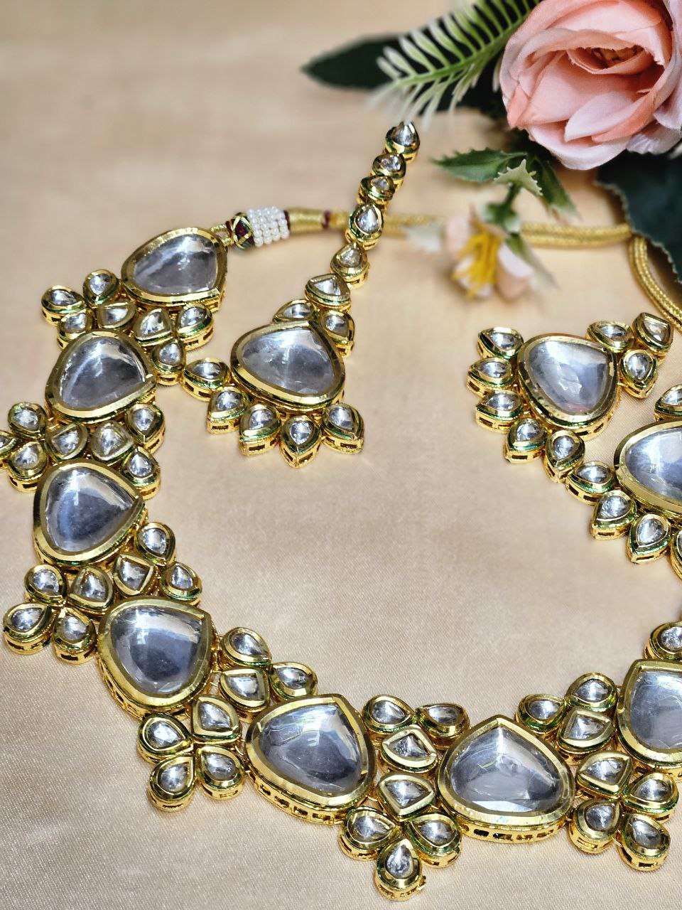 Semi-Bridal Kundan Necklace