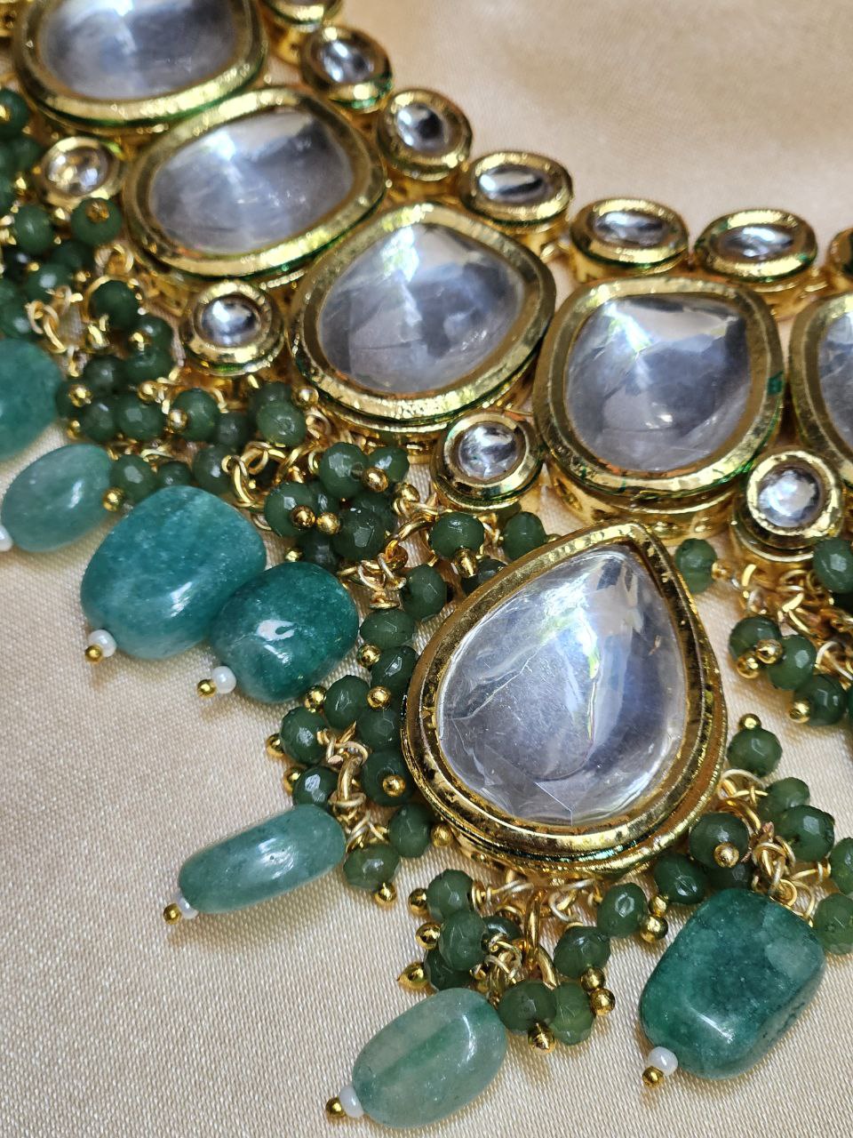 Real Tumbles Kundan Bridal Necklace