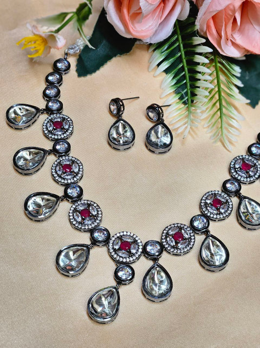 Multi Drops Polki AD Set