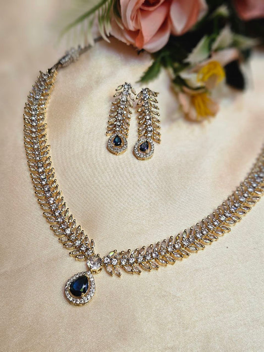 White Droplet V Neck AD Set