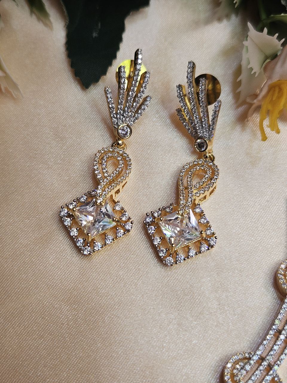 Tanishq American Diamond Set