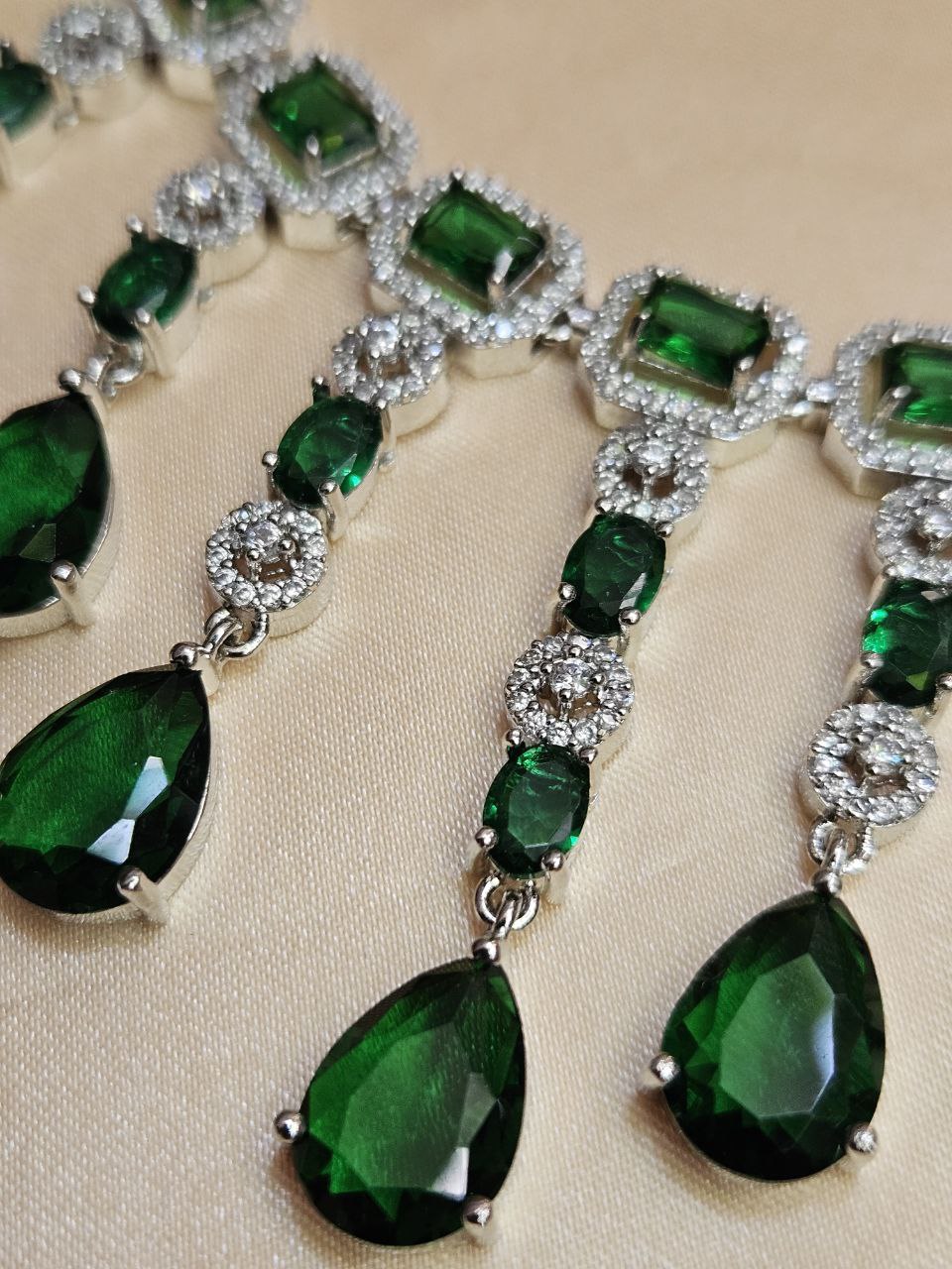 Premium Jhalar AD Necklace
