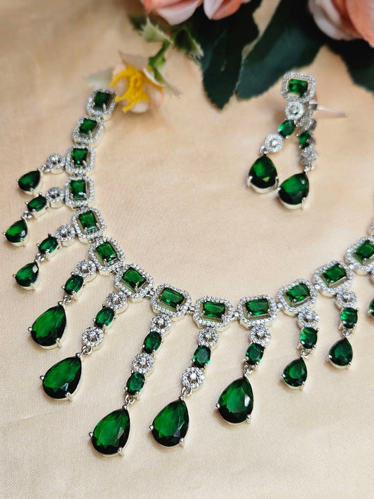 Premium Jhalar AD Necklace