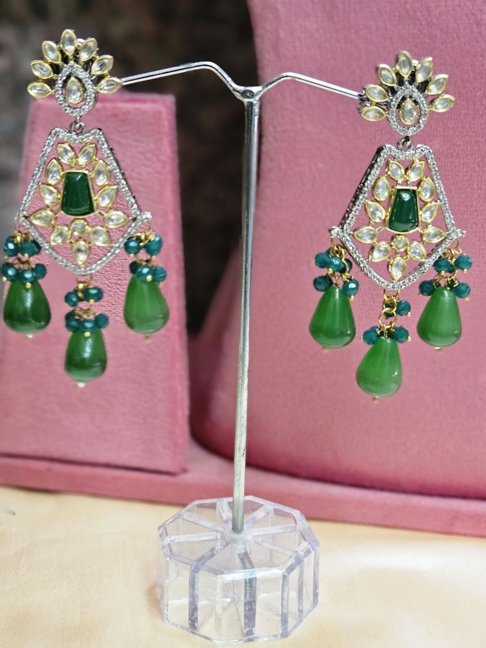 Monalisa Moissanite Drops Earrings