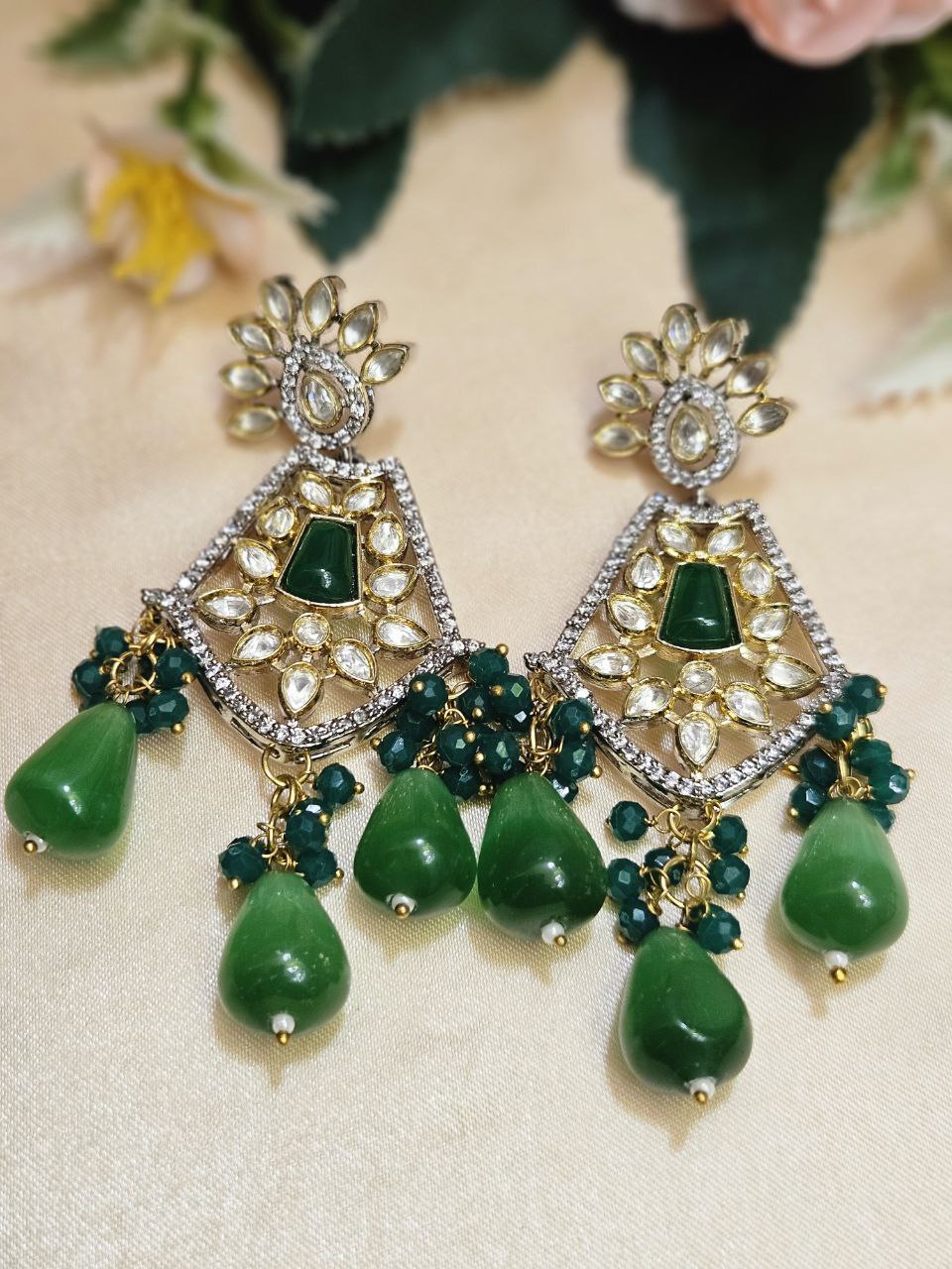 Monalisa Moissanite Drops Earrings