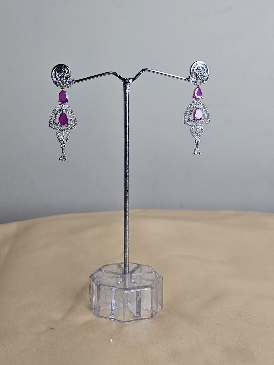 Sofia Ruby Earrings