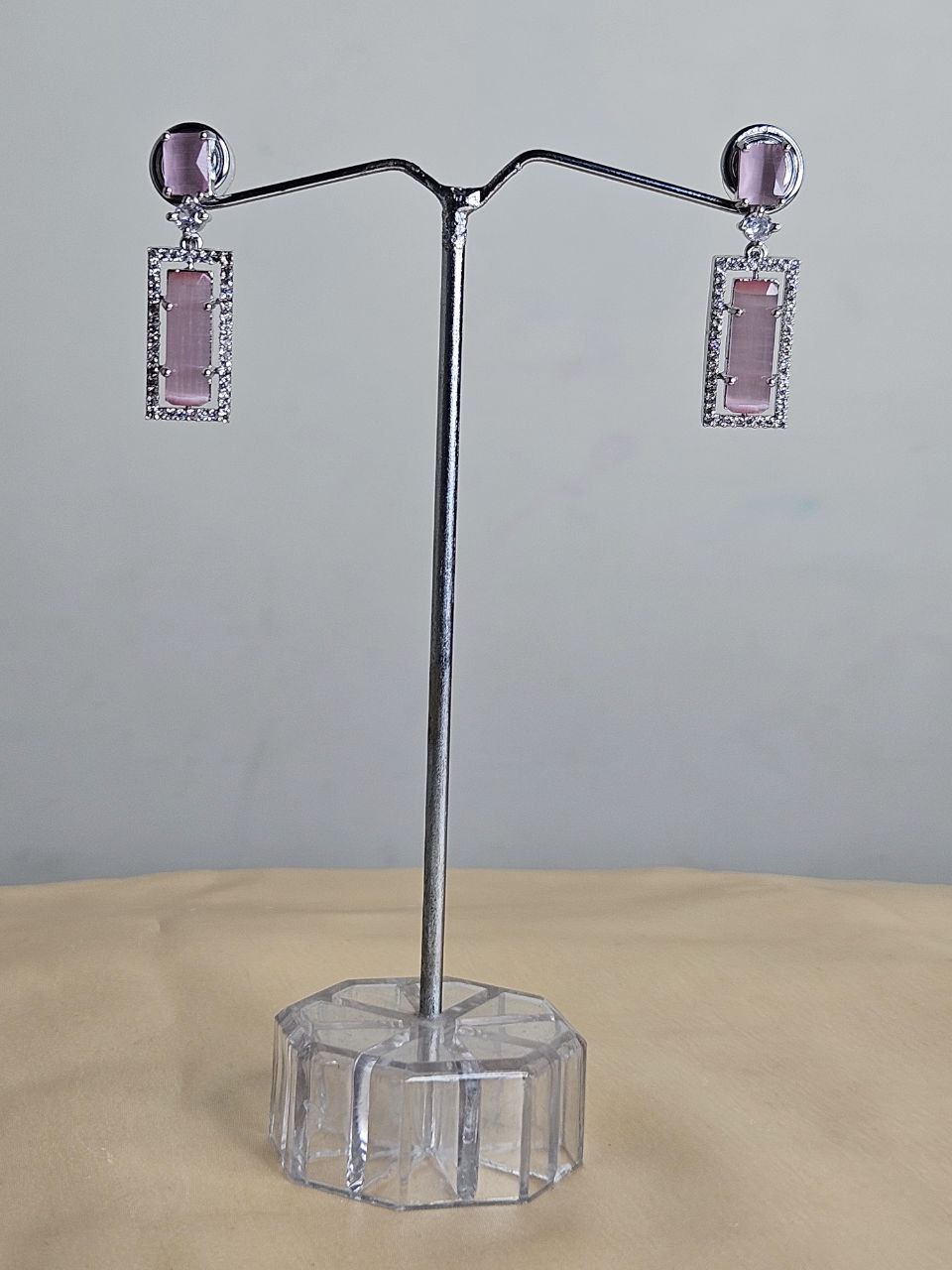 Pink Monalisa Earrings