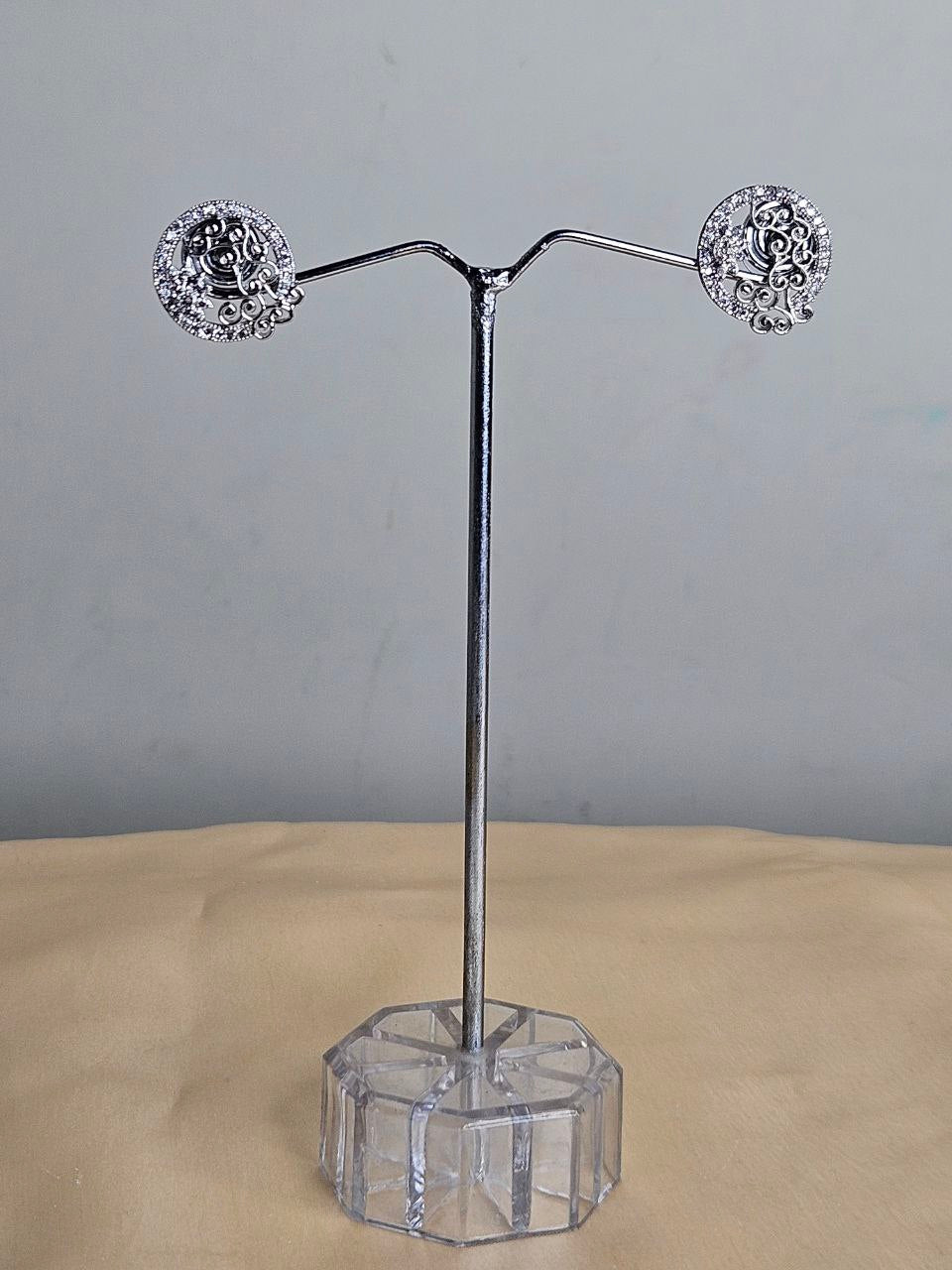 Olivia Round Earrings