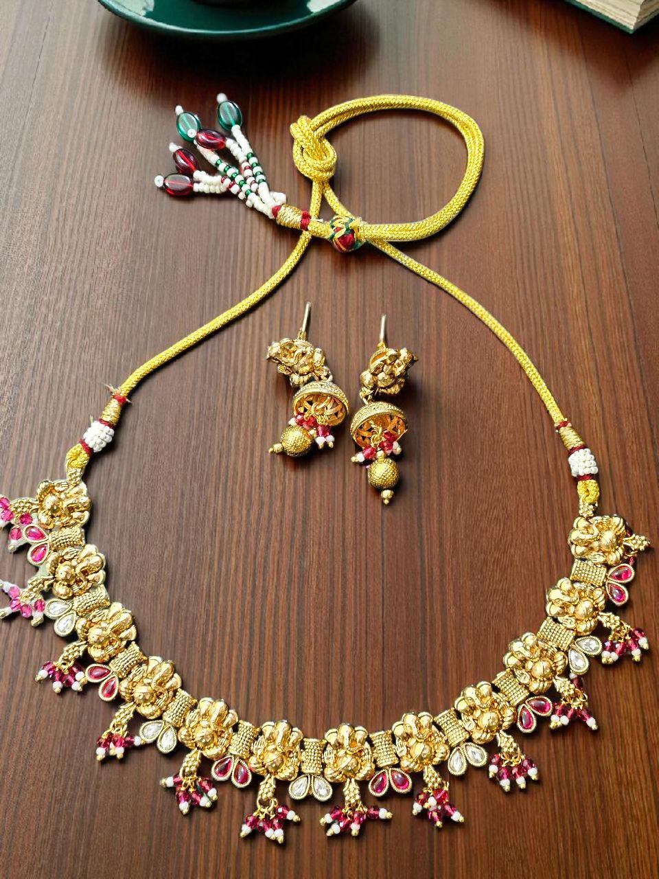 Premium Ganesh Gold Necklace