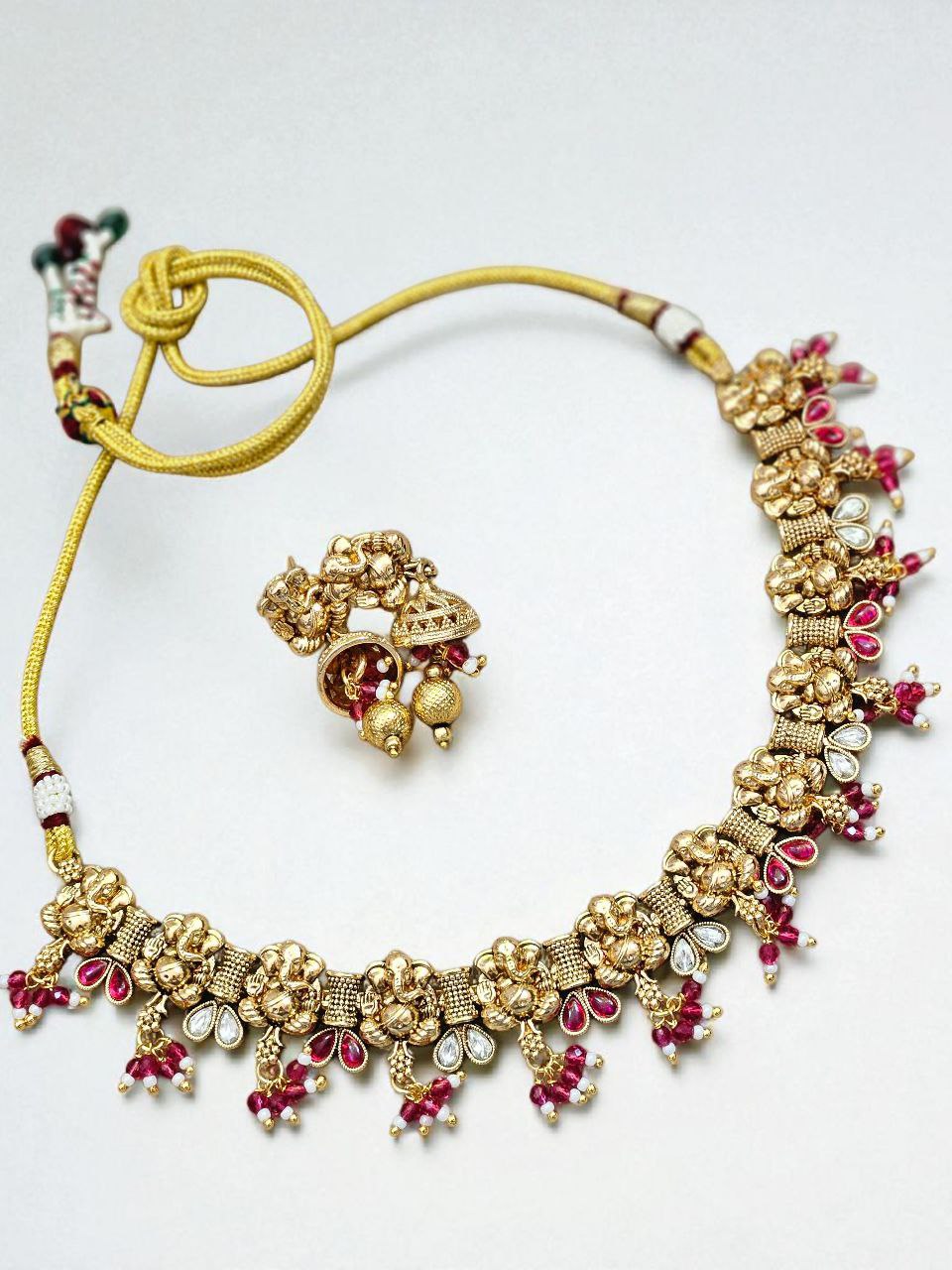 Premium Ganesh Gold Necklace