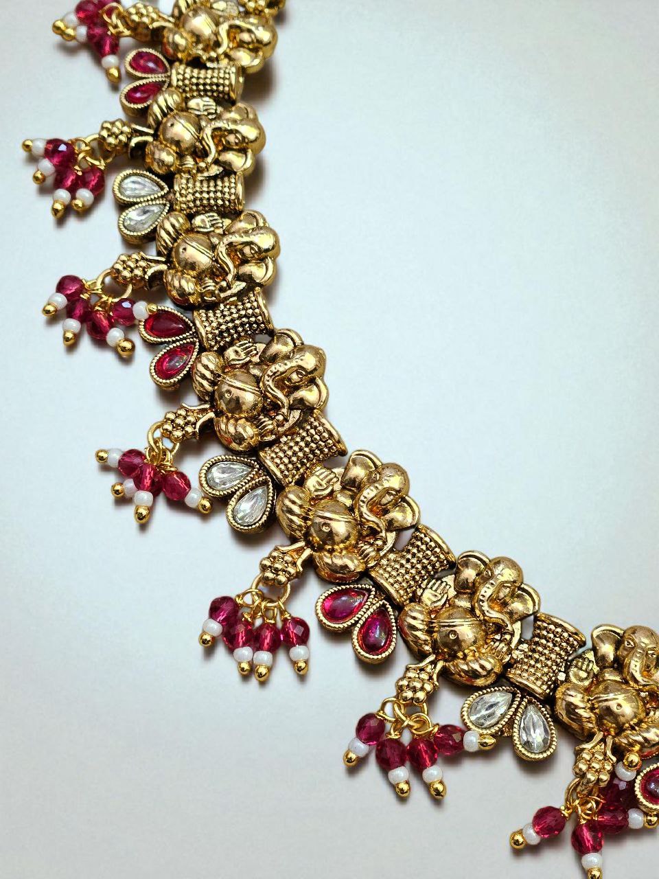 Premium Ganesh Gold Necklace