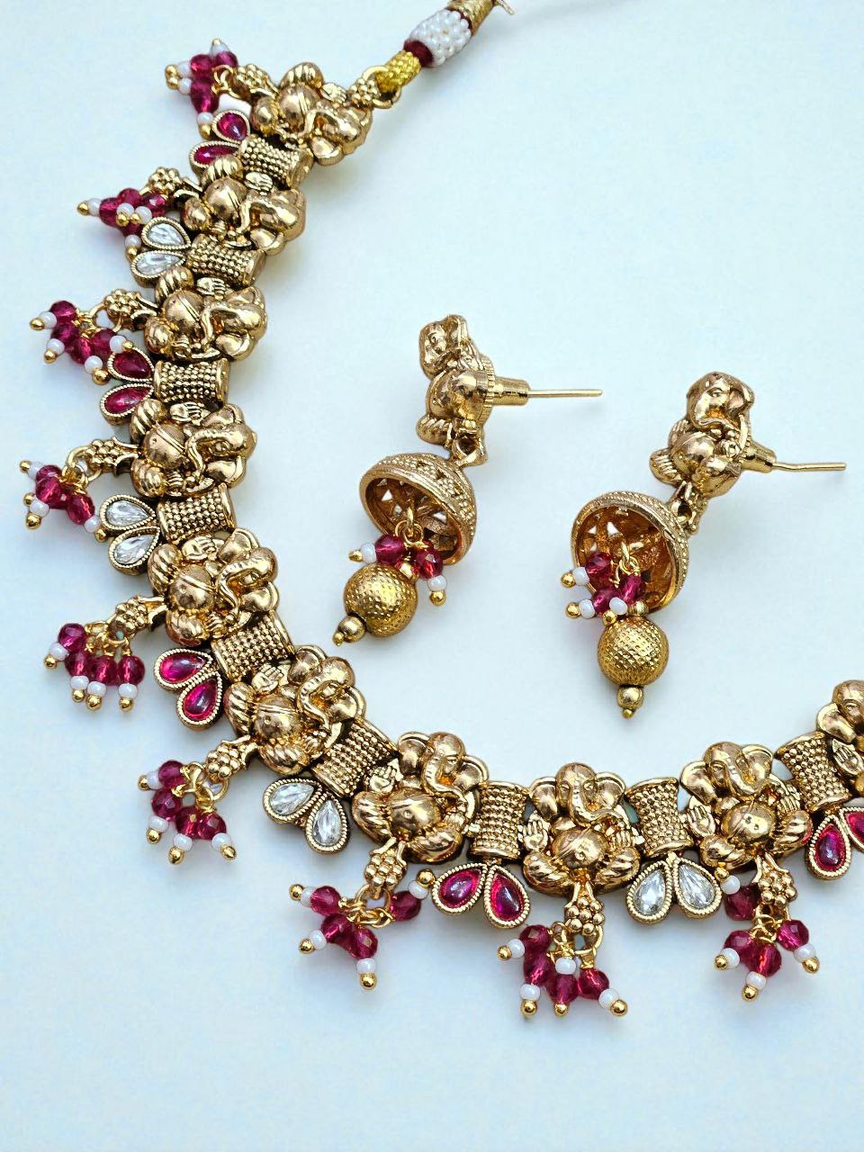 Premium Ganesh Gold Necklace