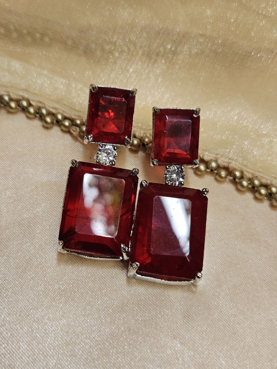 Premium Doublet AD Earrings