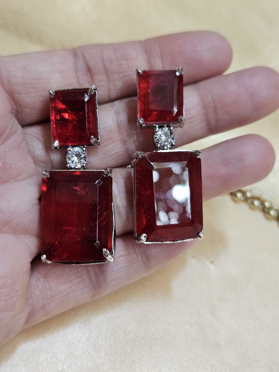 Premium Doublet AD Earrings