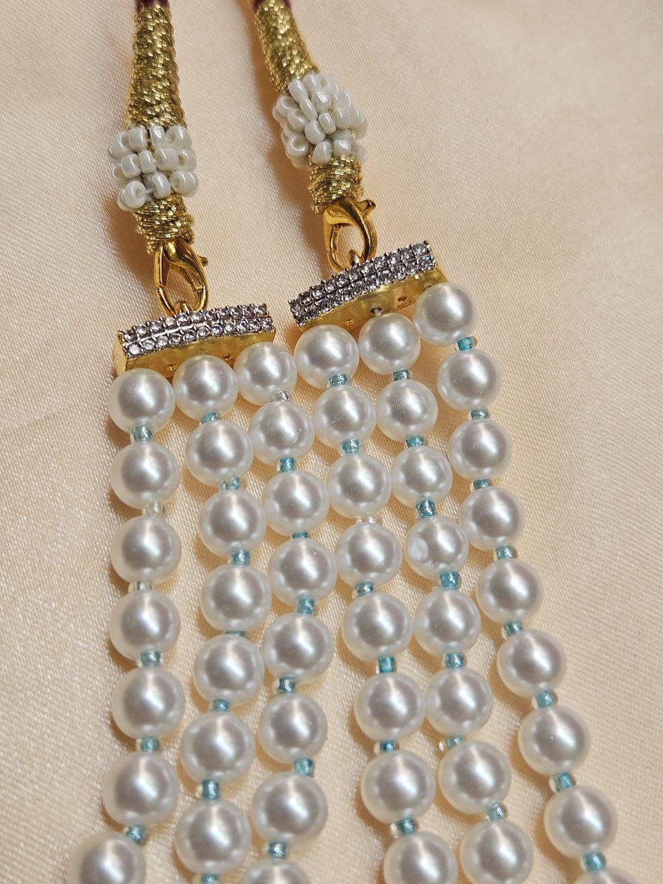 Statement Pearl Nano AD Necklace