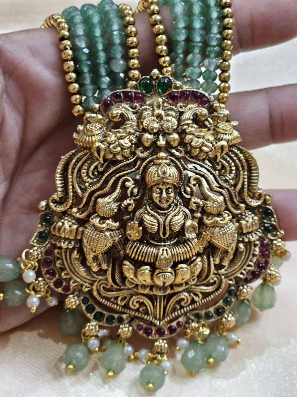 Long Laxmi Bridal Temple Haram