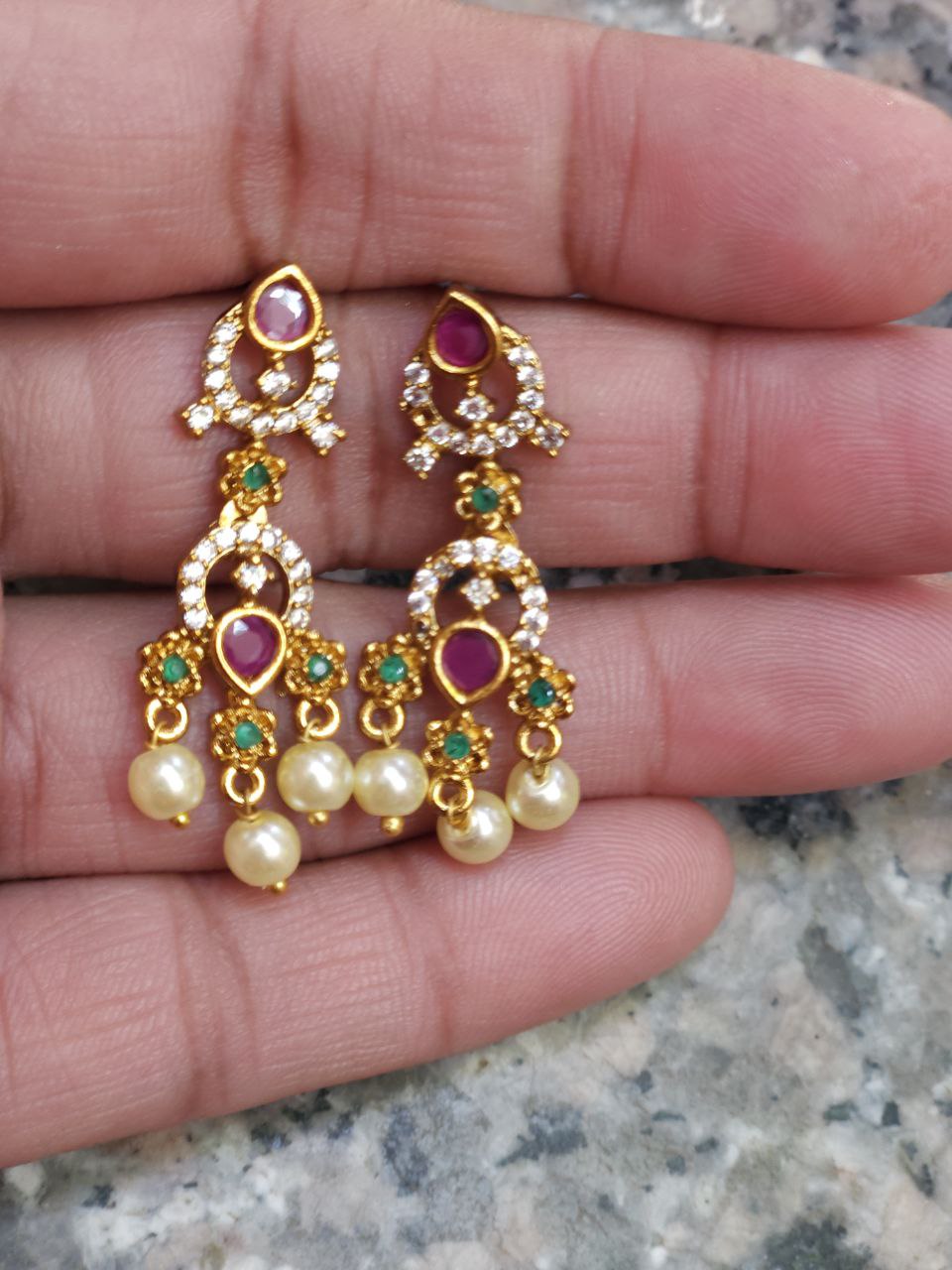Premium Guttapusalu Temple Necklace
