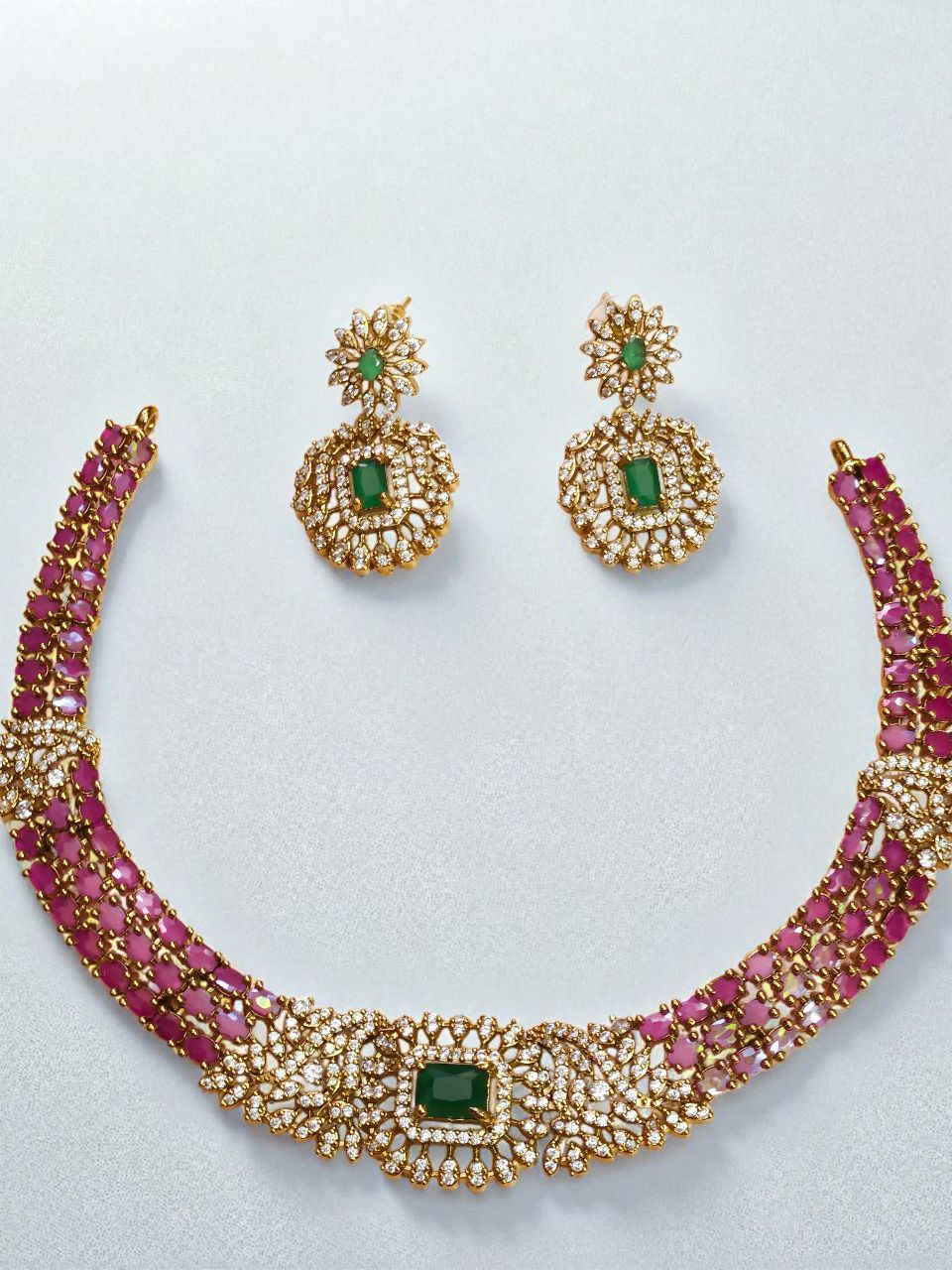 Premium Ruby Hasli Necklace