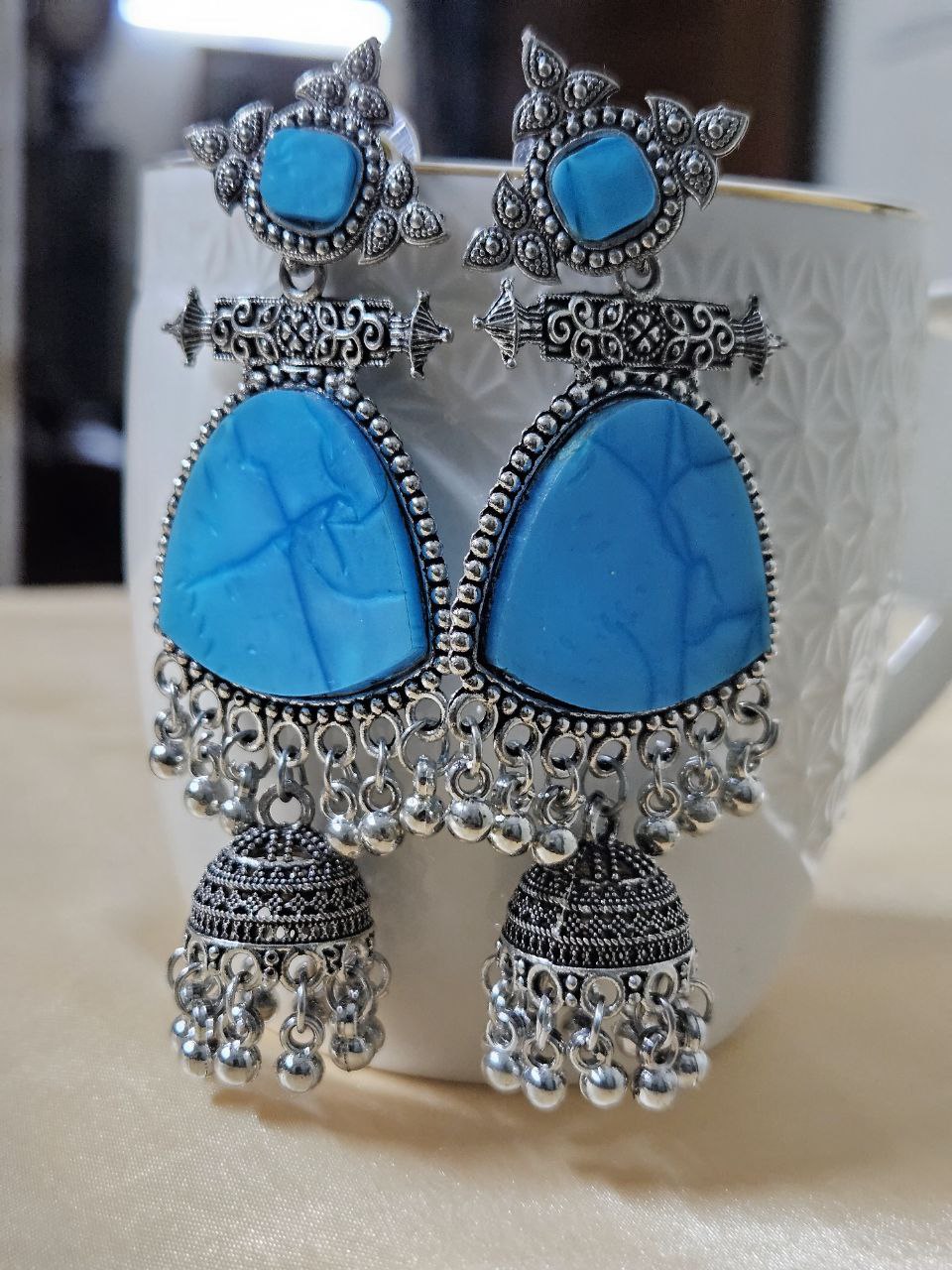 Advika Blue Earrings