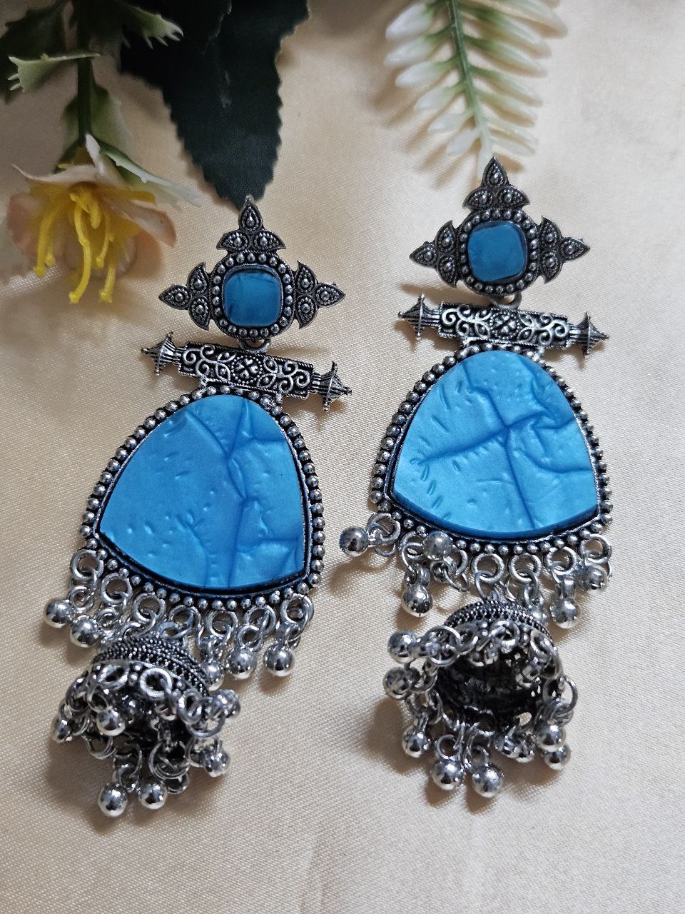 Advika Blue Earrings