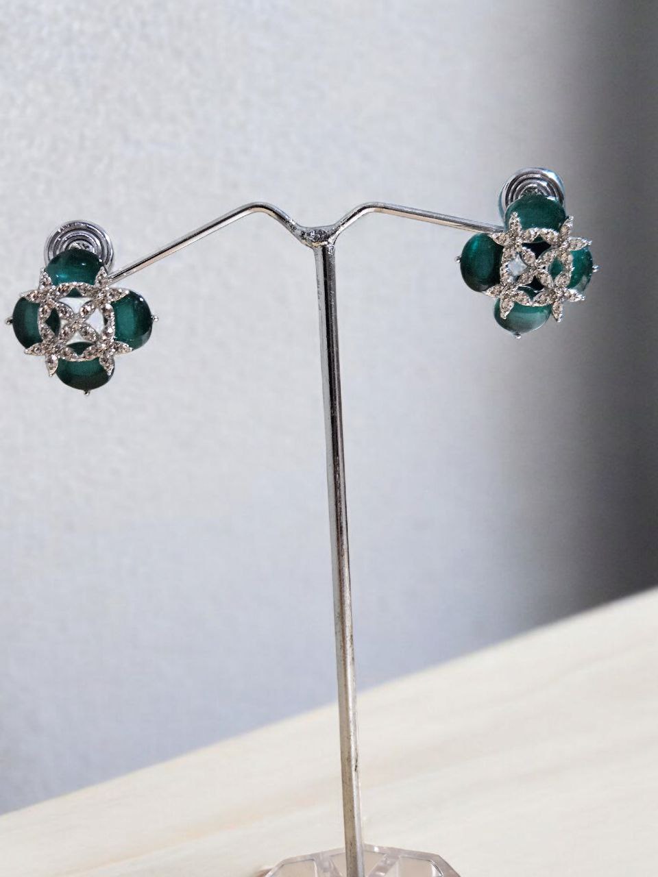 Twinkle Green Studs