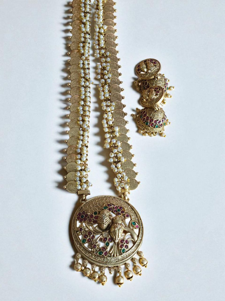 Premium Laxmi Coin Temple Necklace