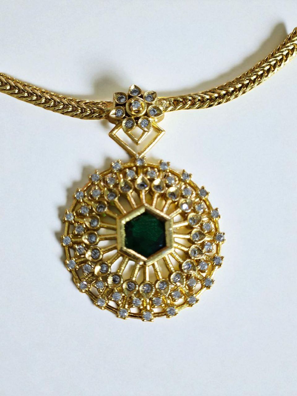 Premium Green AD Necklace