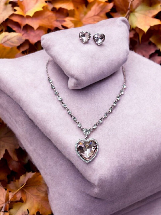 Titanic Champagne Rose Necklace