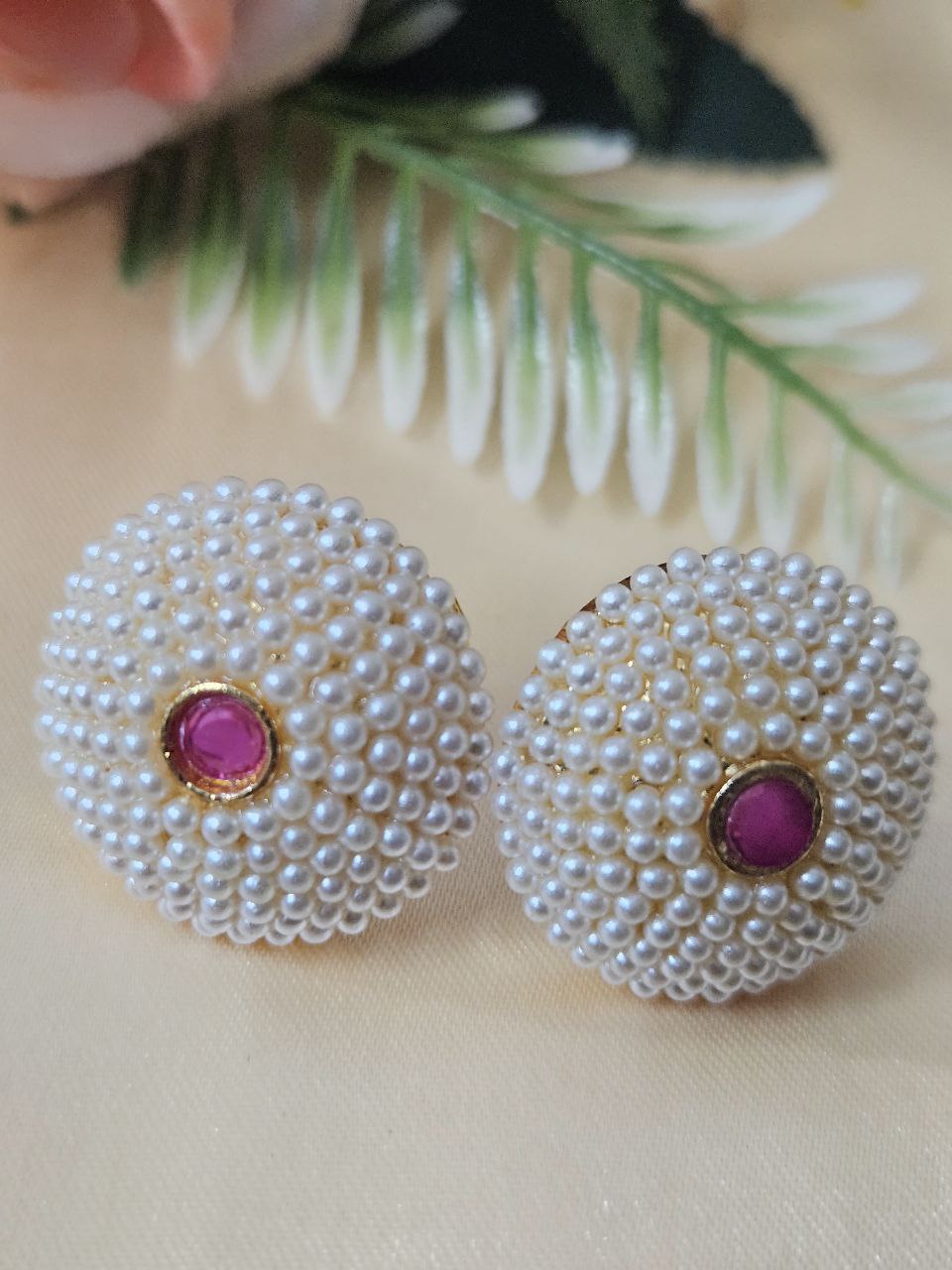 Kavya Pearl Studs Earrings