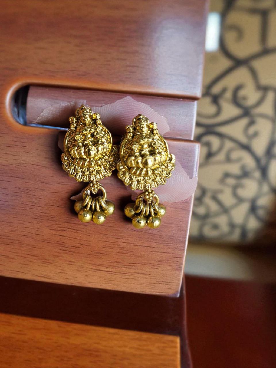 Green Laxmi Kanthi Ghungru Necklace